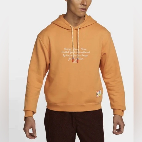 Air Jordan x Maison Chateau Rouge Crossover Hoodie 'Orange - Picture 5 of 5